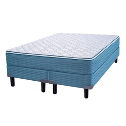 Conjunto King Size de Resortes Zafiro Citrino Azul 200X24x200