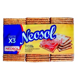 Galletitas Crackers Neosol Pack Familiar 330 g