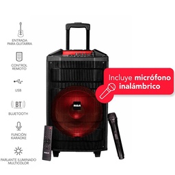 Bafle Portatil Rca 8 - Bluetooth Party8