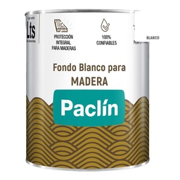 Fondo Blanco para Madera Paclín 1 Litro