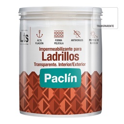 Impermeabilizante para Ladrillos Paclín 1 Litro Transparente