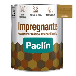 Impregnante Protector Clásico Paclín 1 Litro Natural