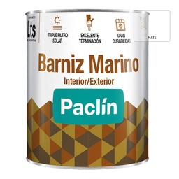 Barniz Marino Paclín 1 Litro Mate