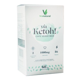 Complemento Alimentario Via Natural Viaketoh Café Verde 60u