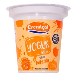 Yogur Entero Cremigal Sabor Durazno 120 g