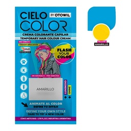 Tintura Semi Permanente Otowil Cielo Color Fantasía Amarillo 50g