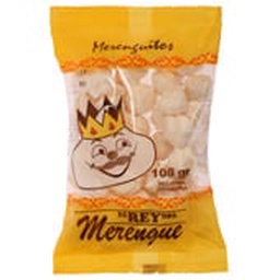 Merenguitos Rey Del Merengue Blancos Grandes 100 gr