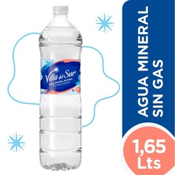 Agua Mineral Villa Del Sur Sin Gas 1,65 l