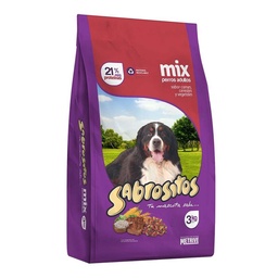 Alimento para Perro Adulto Mix de Carne Sabrositos 3kg Sabrositos 3kg