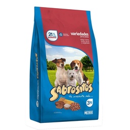 Alimento para Perro Adulto Sabrositos Variedad 3 kg