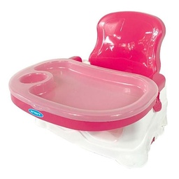 Silla de Comer Priori Booster Plegable Portatil Rosa