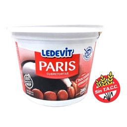 Cubre Tortas Ledevit Paris Sabor Chocolate Amargo 280 g