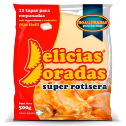 Tapa Empanadas Super Ho Delicias Doradas 500 gr