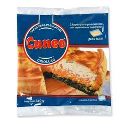 Tapa  Pascualinas Criolla  Cuneo 340gr