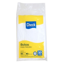 Bolsas para Freezer Check 30X40cm 20u