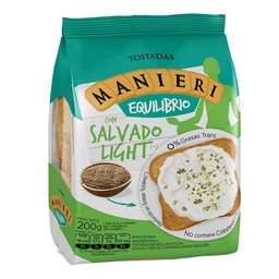 Tostadas de Mesa Manieri Salvado Light 200g