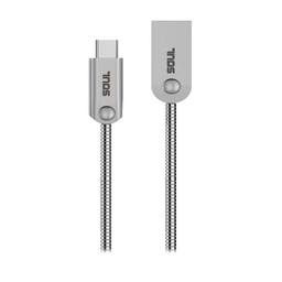 Cable Soul Usb Tipo C Iron Flex Plata