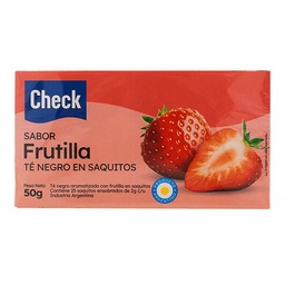 Te Check Frutilla 25un