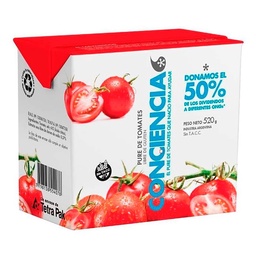 Pure de Tomate Conciencia 520g