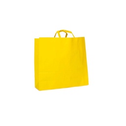 Bolsa de Papel P/regalo Kraft Amarillo 30X32cm