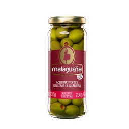 Aceitunas Rellenas La Malagueña Frasco Vidrio 200gr