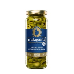 Aceitunas en Rodajas La Malagueña Frasco Vidrio 180gr