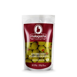 Aceitunas Rellenas La Malagueña Doypack 200gr