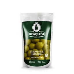 Aceitunas Verdes La Malagueña Doypack 200gr