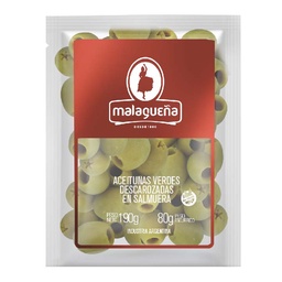 Aceituna Descarozada La Malagueña Sachet 80g