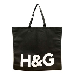 Bolsa Ecofactory H&g Negra 45x40 cm