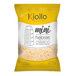 Queso Rallado en Hebrasa Kiollo 70 g