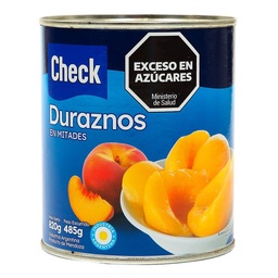 Duraznos en Mitades Check 820g