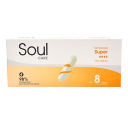 Tampon Soul Care Super 8un