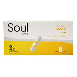 Tampones Soul Care Medio 8 un