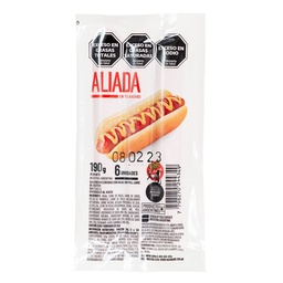 Salchichas Aliada 190 g 6 u