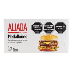 Medallones de Carne Aliada 1,1kg 20u