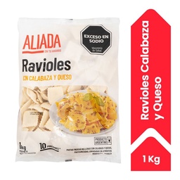 Ravioles Aliada con Calabaza y Queso 1 kg