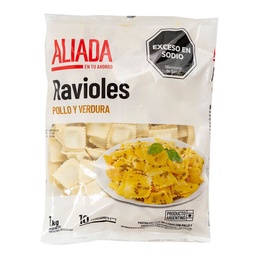 Ravioles Aliada de Pollo y Verdura 1 kg