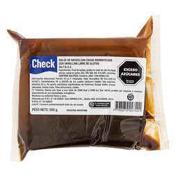 Dulce de Batata Check con Cacao Aromatizado con Vainilla 500 g