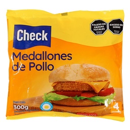 Medallones de Pollo Check  300 g 4u