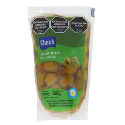 Aceitunas Verdes Check Rellenas 180g