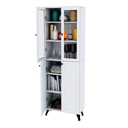 Organizador 4 Puertas Boho 182cm Color Blanco