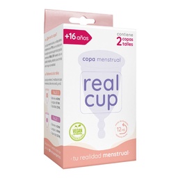 Copa Menstrual Real Cup Talle 0 y 1 +16 Años