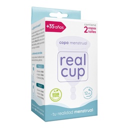 Copa Menstrual Real Cup Talle 2 y 3 +35 Años