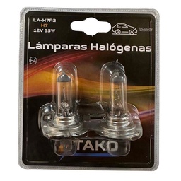 Jgo. Lámpara H7 55W 12V Tako