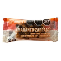 Bocadito Mini Nutriveg con Amaranto, Frutos Secos y Chocolate 14 g