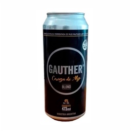 Cerveza Rubia de Mijo Gauther Sin Gluten 473 ml