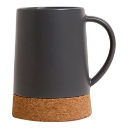 Mug Mishka Net Grey Base de Corcho 410 ml