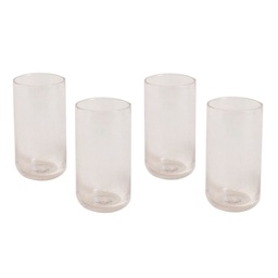 Set de 4 Vasos de Vidrio Fira 550 ml