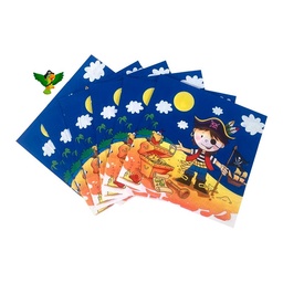 Servilleta de Papel Piratas Descartables X20u